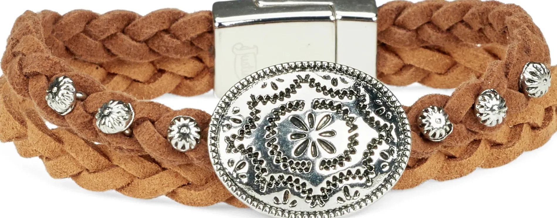 Justin Braided Leather Bracelet