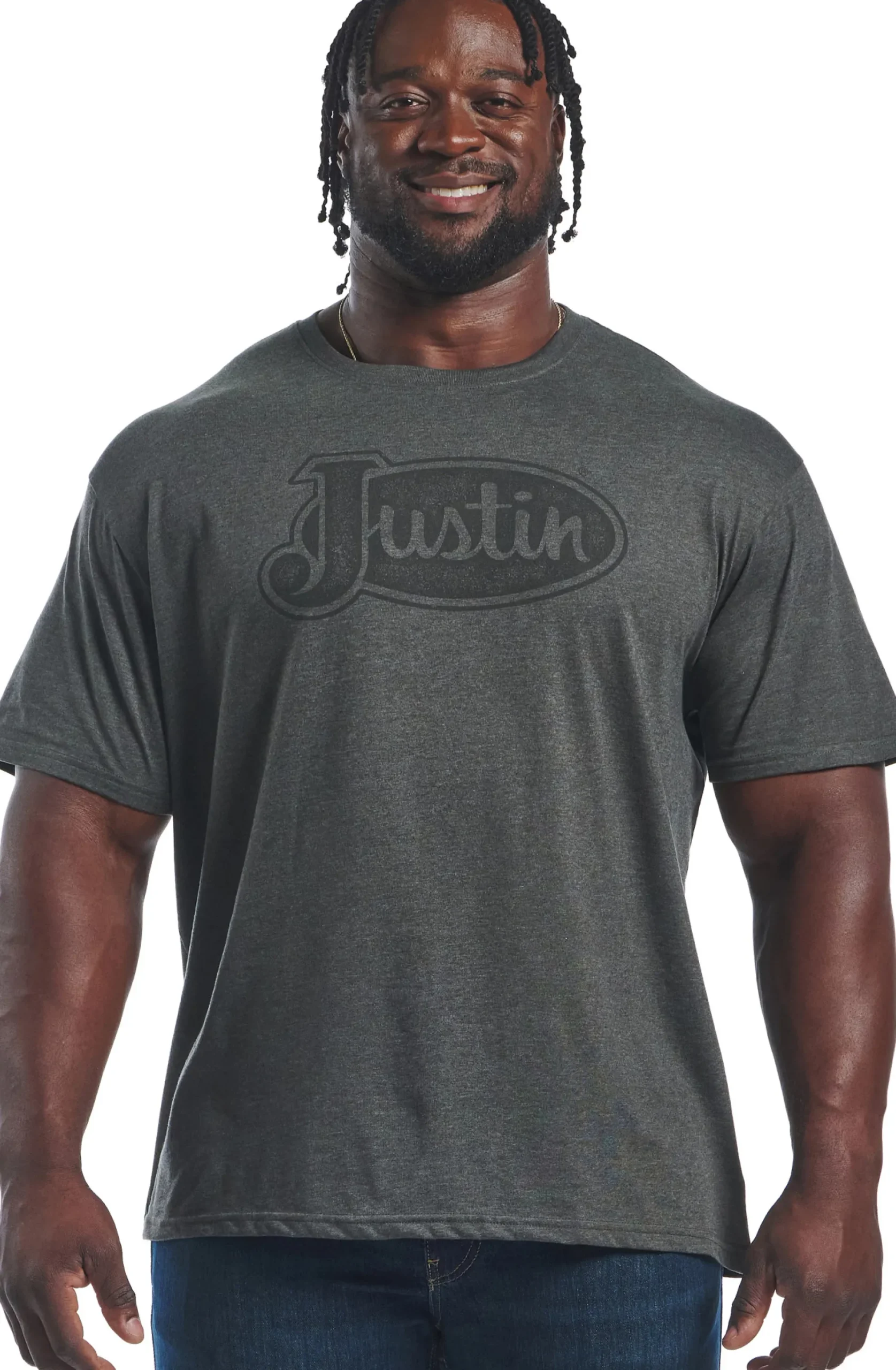 Justin Men's Logo Tee
