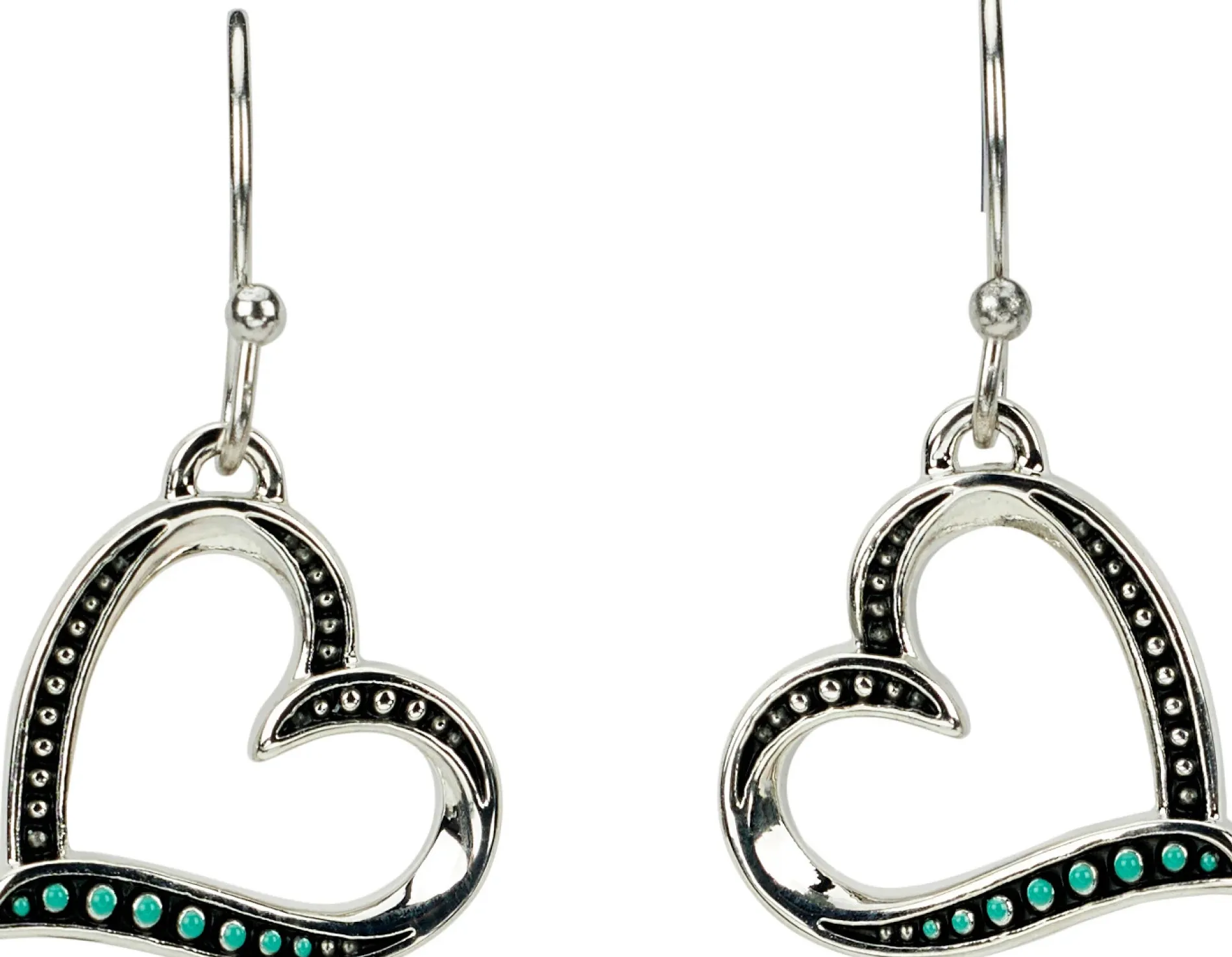 Justin Women's Heart Earrings