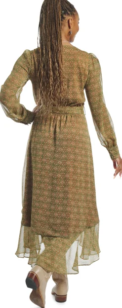 Justin Women'S Wrap Maxi Dress