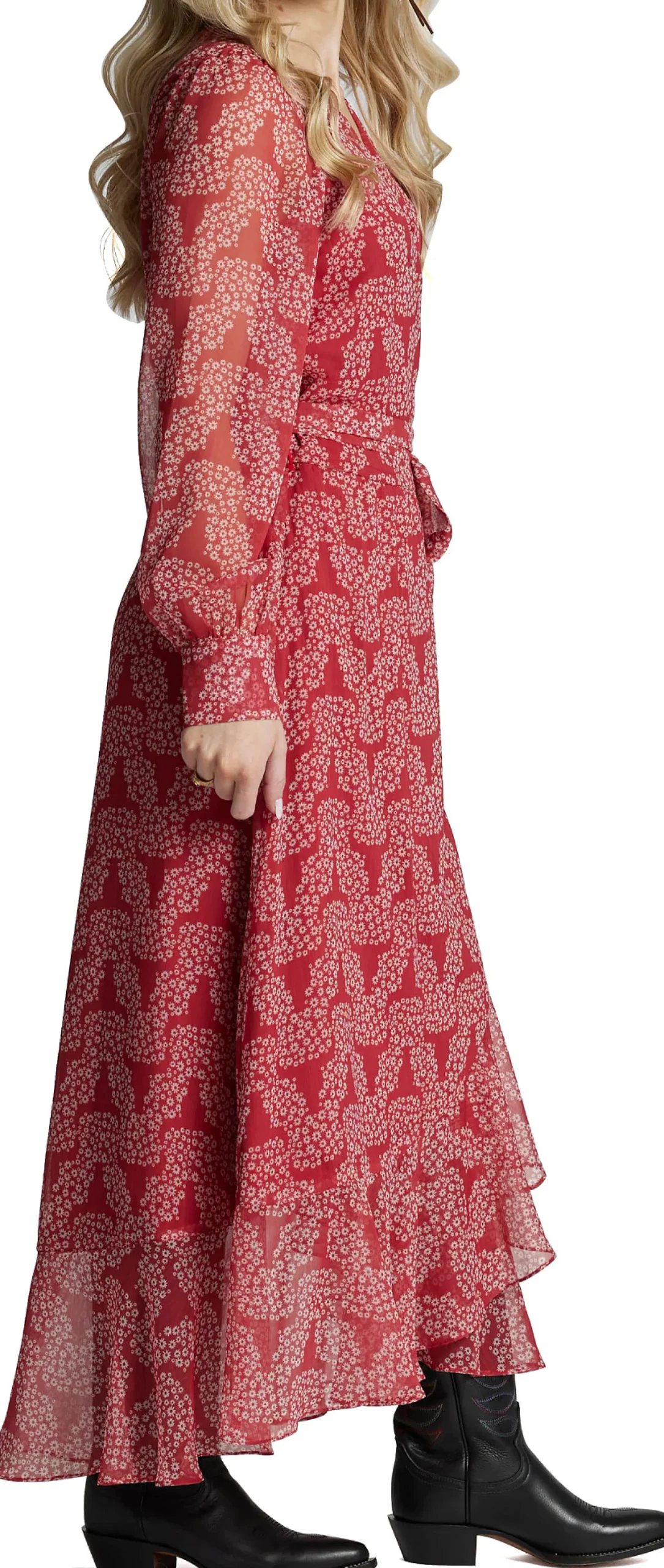 Justin Women's Wrap Maxi Dress