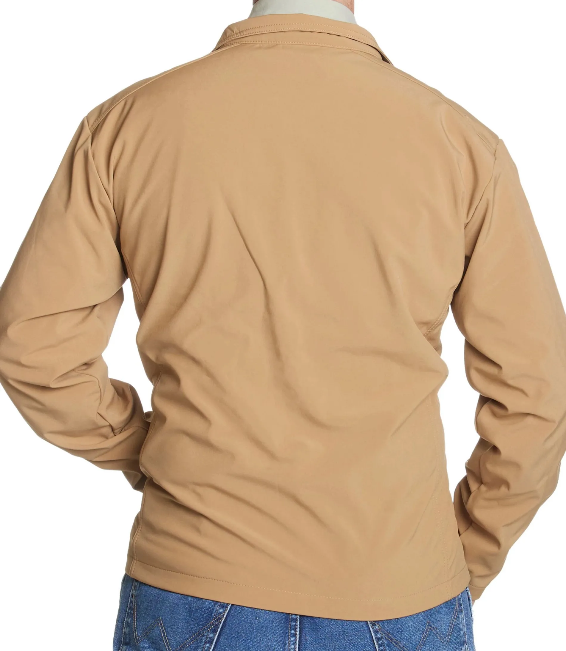 Laminated Full-Zip Jacket