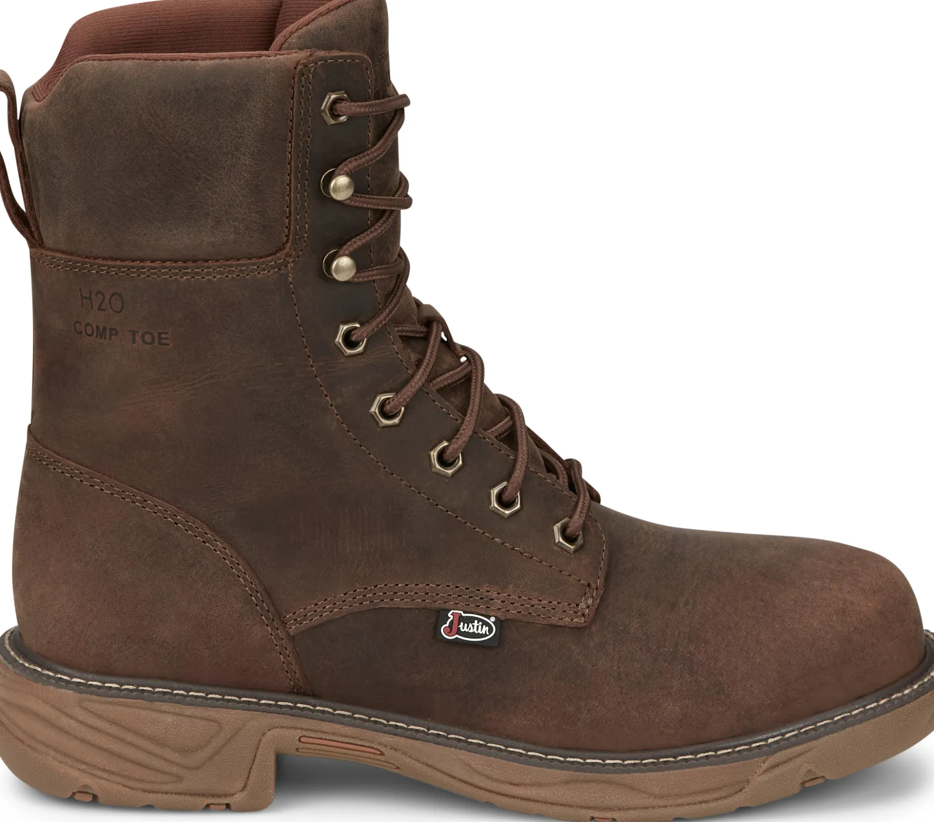 Rush 8" Lace UP Nano Comp Toe Waterproof