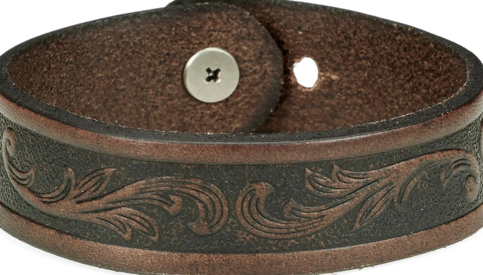 Tooled Leather Bracelet
