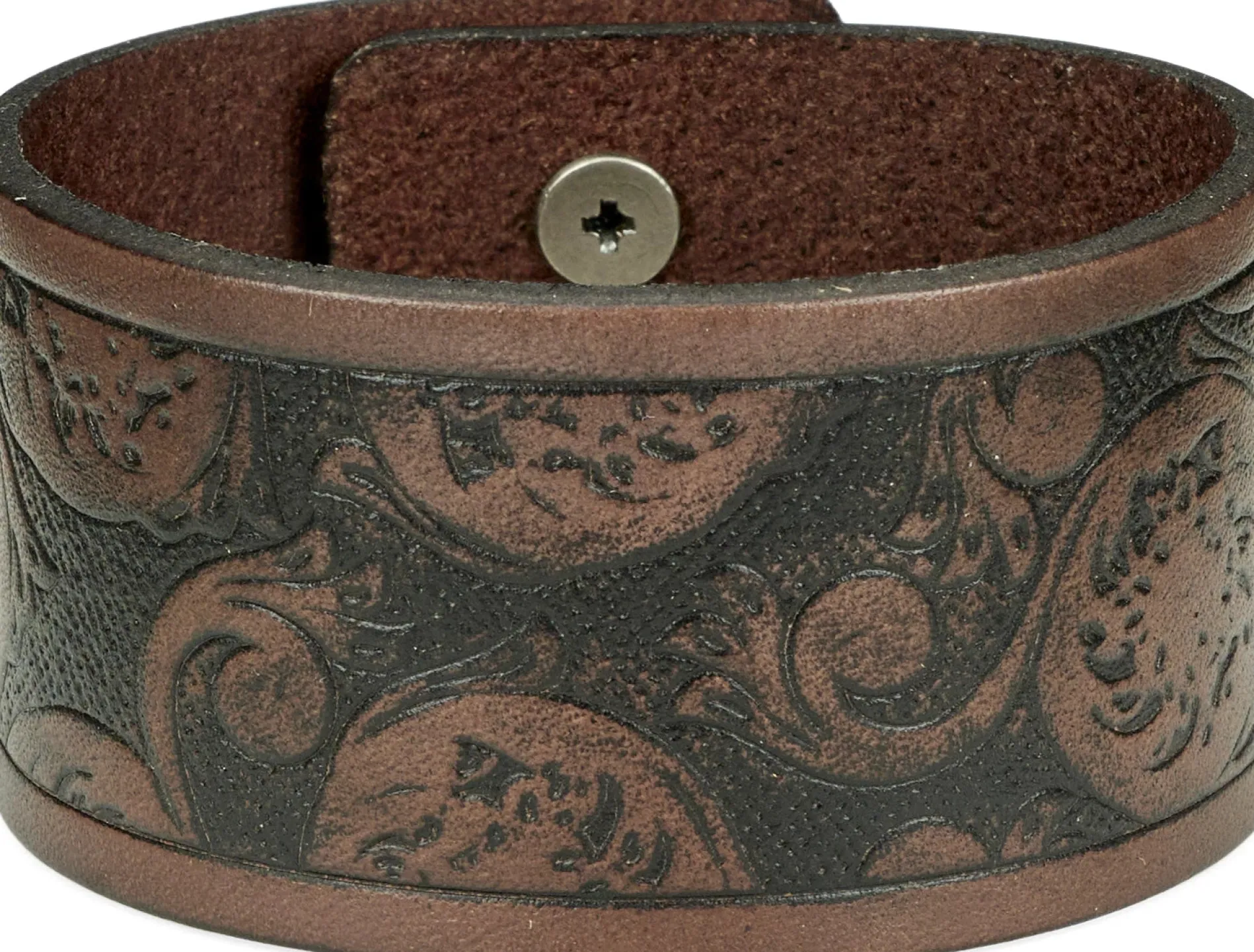 Tooled Leather Cuff