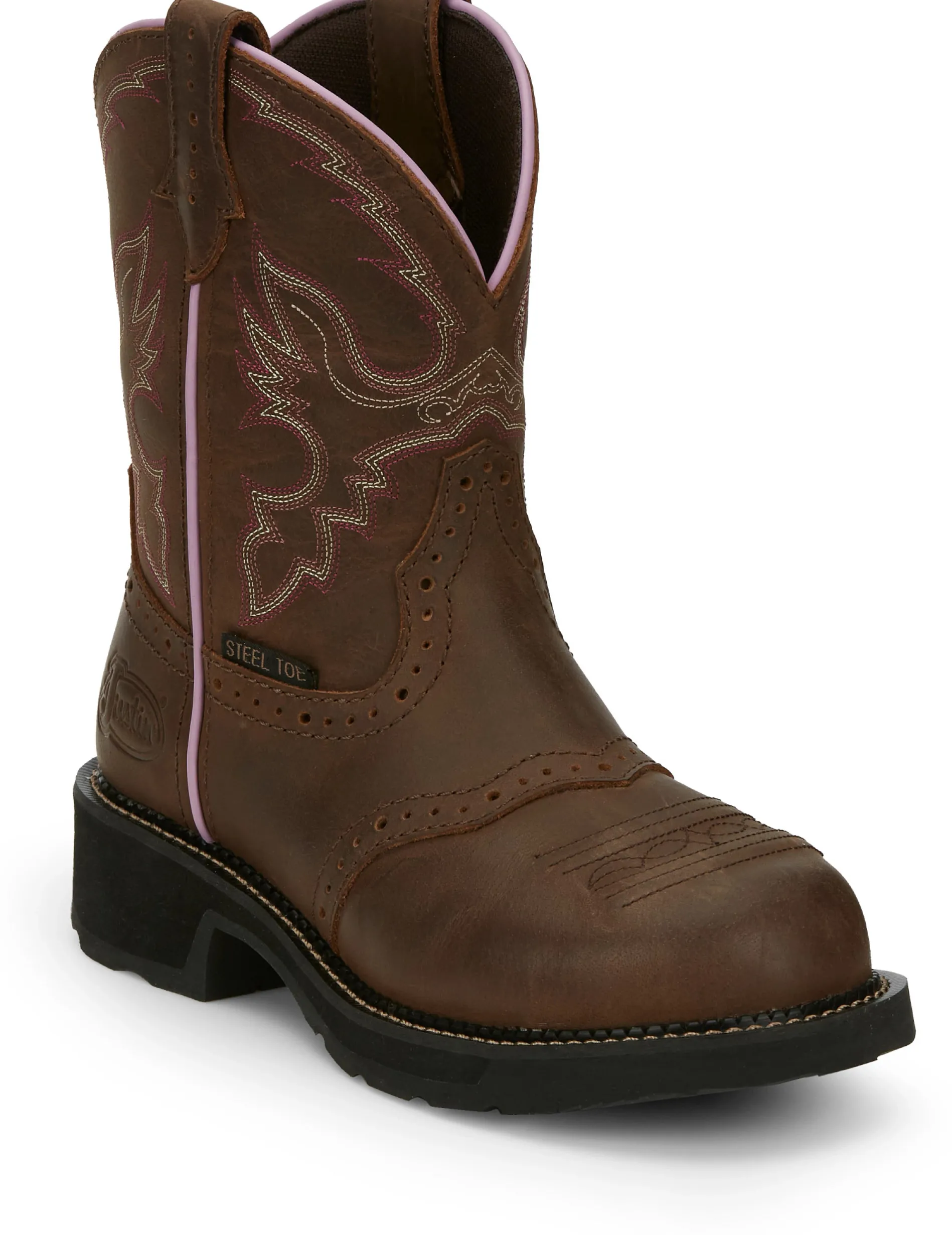 Wanette 8" Steel Toe Waterproof Work Boot