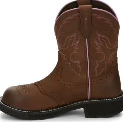 Wanette 8" Steel Toe Waterproof Work Boot