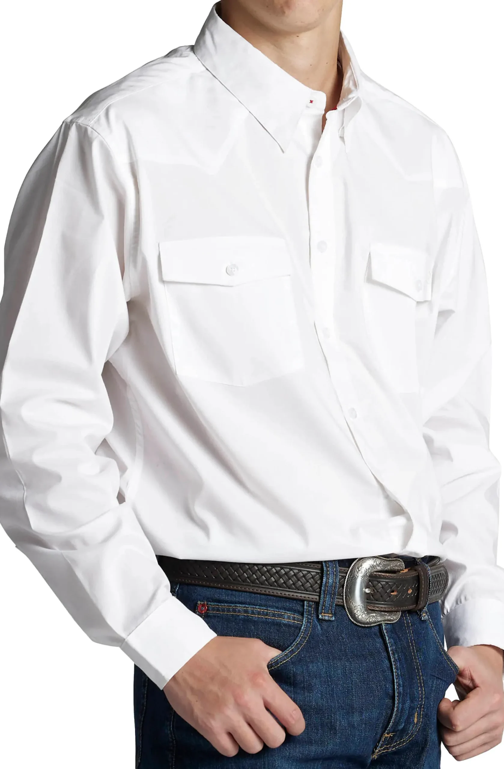 Woven Button Down